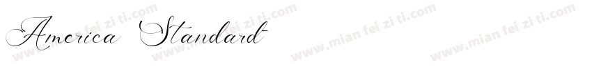 America Standard字体转换